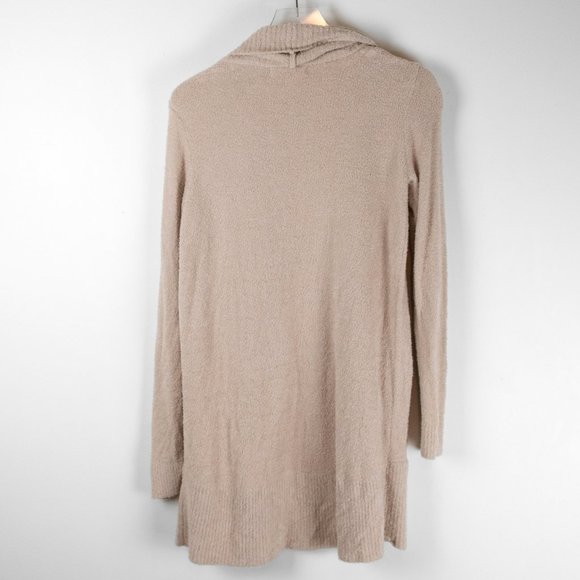 Barefoot Dreams Circle Cardigan Cozy Chic Lite Open Front Cardi Tan Size Medium - Picture 2 of 6